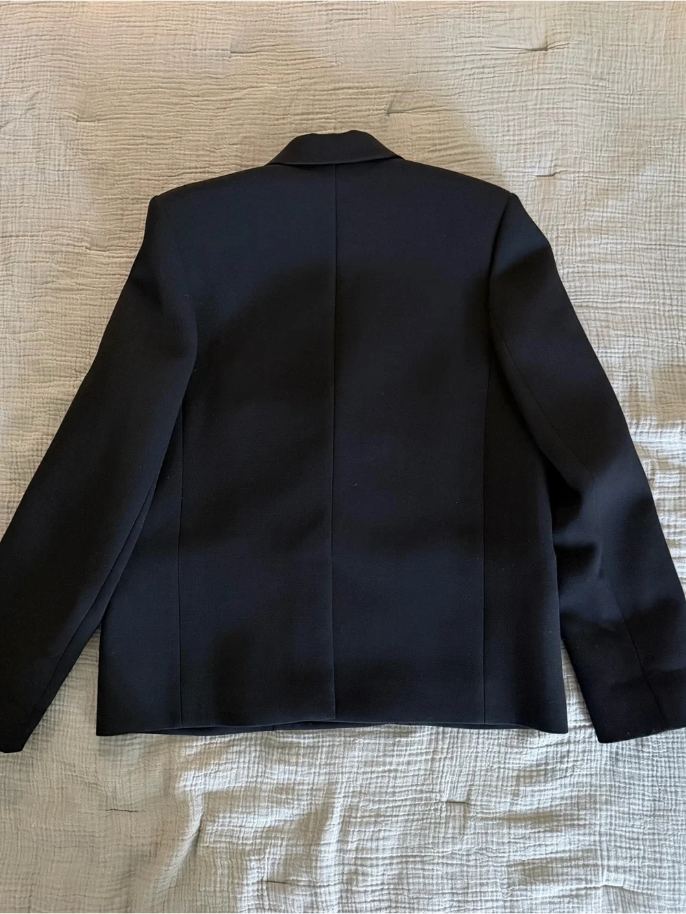 WARDROBE.NYC HB Blazer Double Breasted Wool Black Size M